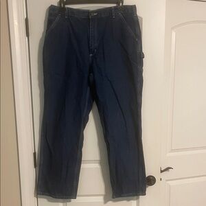 Carhartt Men's Straight Leg Jeans - Dark Blue Painter